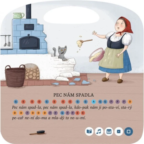 Albi Zpívánky 1 Kouzelné čtení Kniha Zpívánky 1 obsahuje 12 mezi dětmi oblíbených lidových písniček.