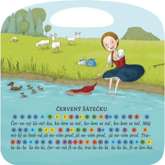 Albi Zpívánky 1 Kouzelné čtení Kniha Zpívánky 1 obsahuje 12 mezi dětmi oblíbených lidových písniček.