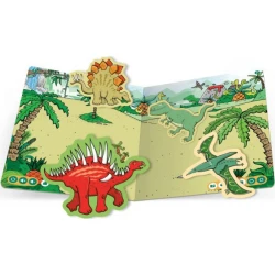 Dinosauři - Samolepková knížka Kouzelné čtení Dinosauři - Samolepková knížka Kouzelné čtení