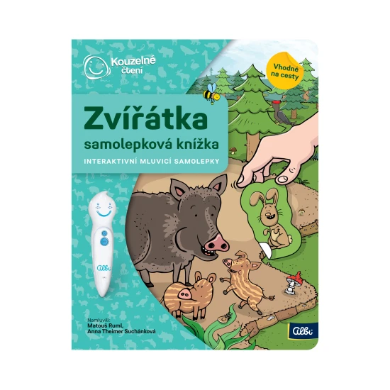 Vydejte se s námi do světa zvířátek. Oblíbené samolepky jsou doplněny o nový rozměr – zvuk.
