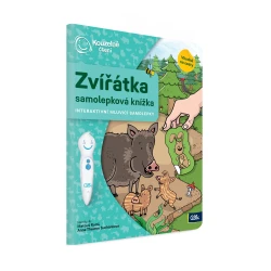 Samolepková knížka Zvířátka Kouzelné čtení