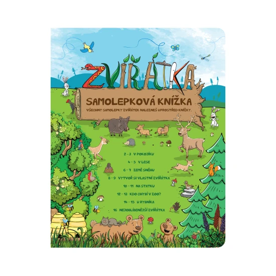 Vydejte se s námi do světa zvířátek. Oblíbené samolepky jsou doplněny o nový rozměr – zvuk.