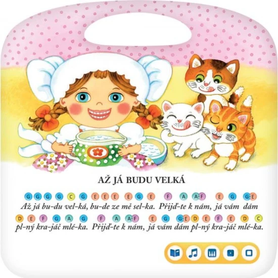 Albi Zpívánky 3 Kouzelné čtení Kniha Zpívánky 3 obsahuje 12 mezi dětmi oblíbených lidových písniček.