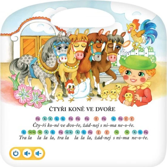 Albi Zpívánky 3 Kouzelné čtení Kniha Zpívánky 3 obsahuje 12 mezi dětmi oblíbených lidových písniček.