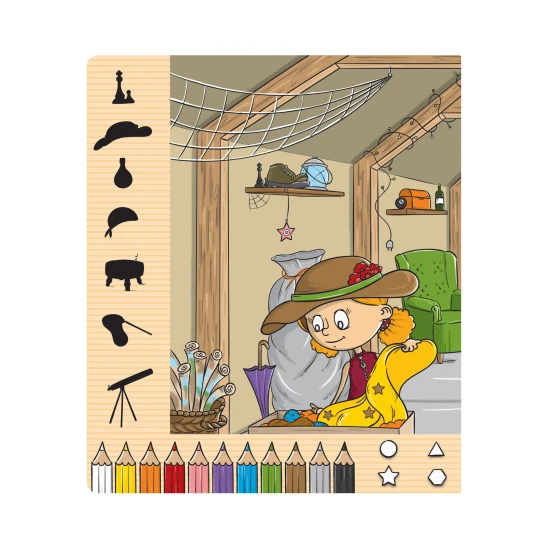 Kniha je plná dialogů a zvuků, které děti zaujmou.