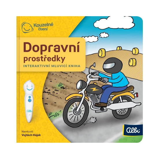 Albi Minikniha pro nejmenší Dopravní prostředky Kouzelné čtení Minikniha Kouzelné čtení Dopravní prostředky pro děti s interaktivními zvuky