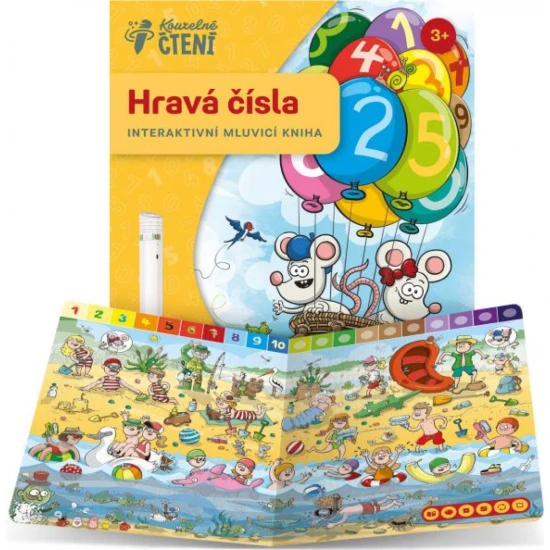 Albi Hravá čísla Kouzelné čtení Hravá čísla z edice Kouzelné čtení seznámí děti s čísly do dvaceti.