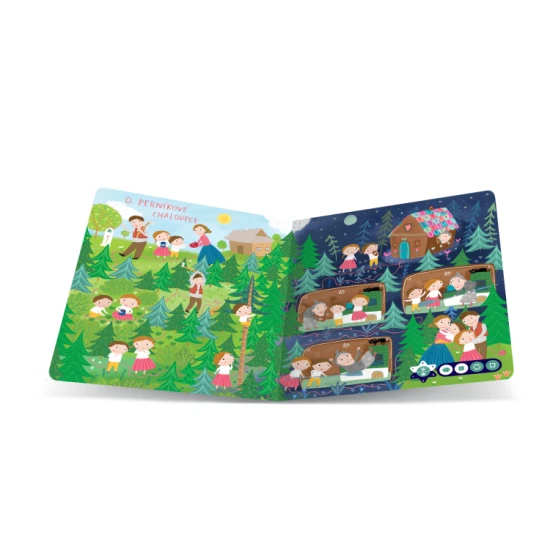 Interaktivní kniha Pohádky na dobrou noc Kouzelné čtení od Albi přináší osm oblíbených pohádek.