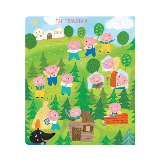 Interaktivní kniha Pohádky na dobrou noc Kouzelné čtení od Albi přináší osm oblíbených pohádek.