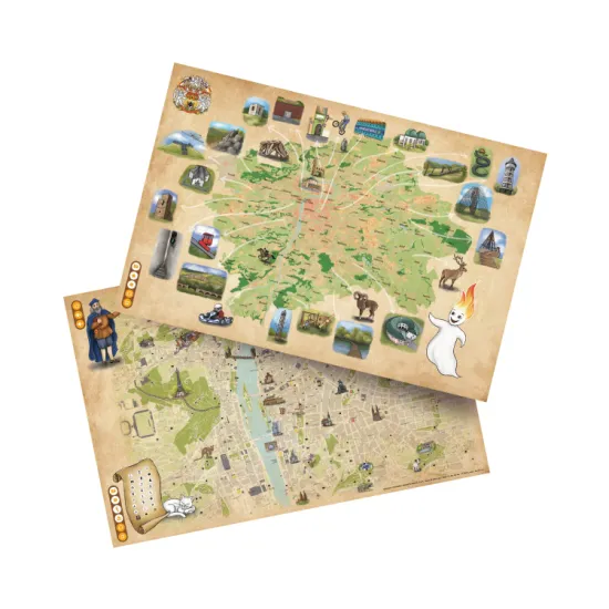 Interaktivní mluvicí kniha Putování magickou Prahou a mapa Prahy z edice Kouzelné čtení zabaví děti již od 6 let.