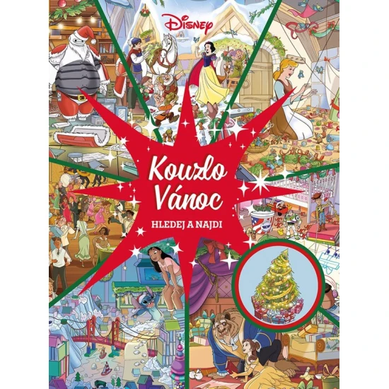 Disney pohádkový svět plný vánočních kouzel a skrytých předmětů.