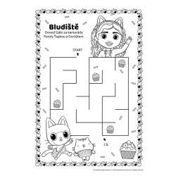 Gábinin kouzelný domek JUMBO hádanky a omalovánky