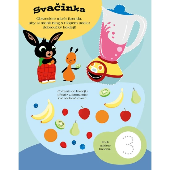 Bing – Napiš a smaž: Zábavná fixová knížka pro děti