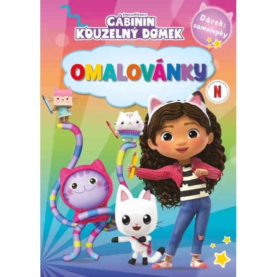 Gábinin kouzelný domek Omalovánky se samolepkami