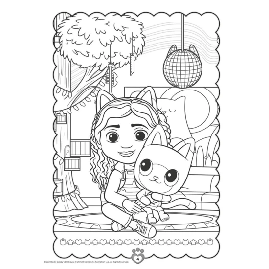 Gábinin kouzelný domek Omalovánky se samolepkami