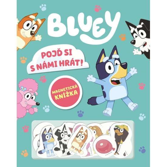 Bluey Magnetická knížka Pojď si s námi hrát!