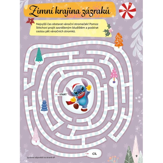 Disney – Hravé pohádkové Vánoce Disney – Hravé pohádkové Vánoce, dětská kniha s příběhy, úkoly a oblíbenými Disney postavičkami