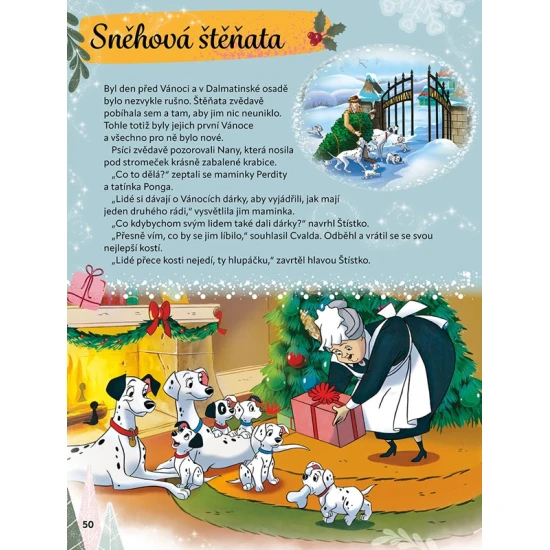 Disney – Hravé pohádkové Vánoce Disney – Hravé pohádkové Vánoce, dětská kniha s příběhy, úkoly a oblíbenými Disney postavičkami