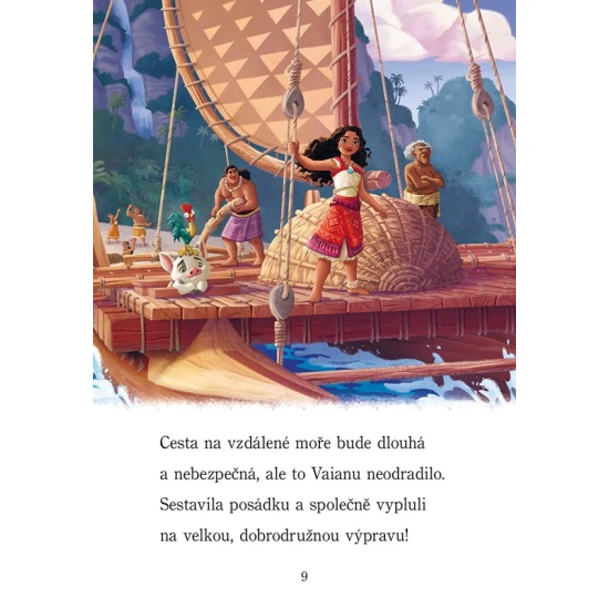 Obal knihy Odvážná Vaiana 2 – Začínáme číst, příběh o mořeplavkyni Vaianě a jejím dobrodružství s polobohem Mauim