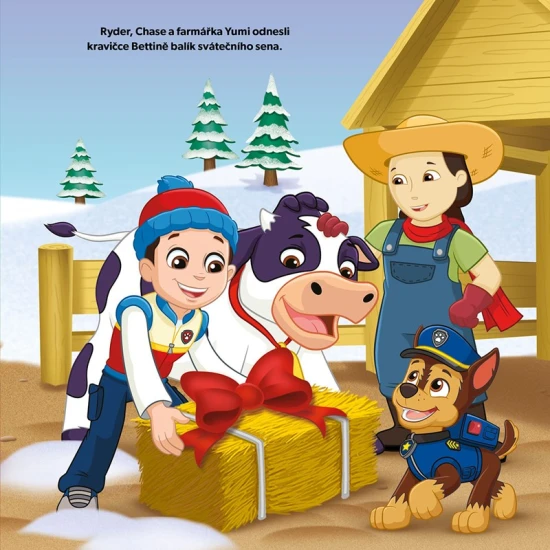 Tlapková patrola – Tlapky slaví Vánoce Tlapková patrola – Tlapky slaví Vánoce, dětská vánoční knížka s oblíbenými štěňaty