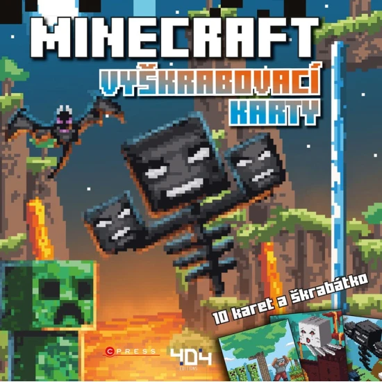 Vyškrábuj a objevuj: Minecraft vyškrabovací karty