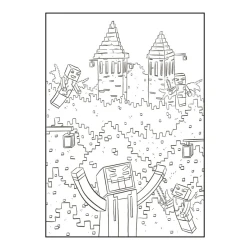 Omalovánky pro Minecrafťáky