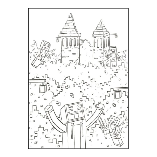 Omalovánky pro Minecrafťáky