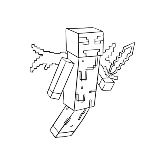 Omalovánky pro Minecrafťáky