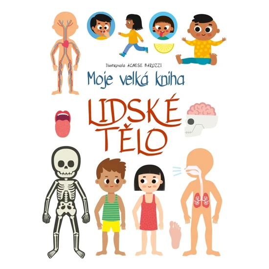 Moje velká kniha Lidské tělo: Objevujte tajemství lidského těla s dětmi