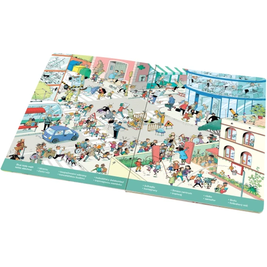 Velká knížka MĚSTO – Pátrej a vyprávěj příběhy z rušného města