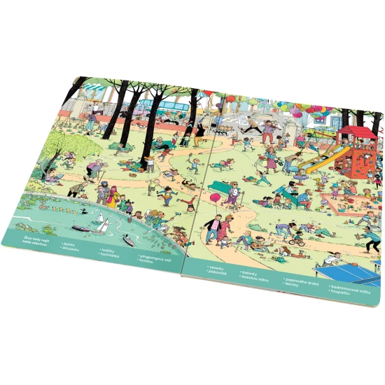 Velká knížka MĚSTO – Pátrej a vyprávěj příběhy z rušného města