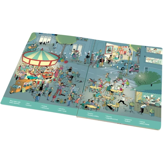 Velká knížka MĚSTO – Pátrej a vyprávěj příběhy z rušného města