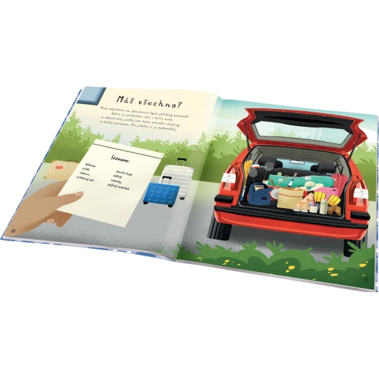 Stop nudě! Během nekonečných cest autem s knížkou plnou zábavných aktivit. Mějte ji vždy po ruce!