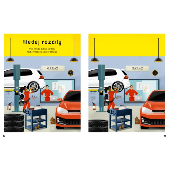 Stop nudě! Během nekonečných cest autem s knížkou plnou zábavných aktivit. Mějte ji vždy po ruce!