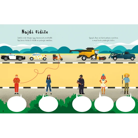 Stop nudě! Během nekonečných cest autem s knížkou plnou zábavných aktivit. Mějte ji vždy po ruce!
