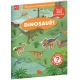 Samolepkový sešit pro děti – Dinosauři: Jak? Proč? Co? – barevná obálka s dinosaury, sopkami a 300+ samolepkami pro dotváření scén a úkolů