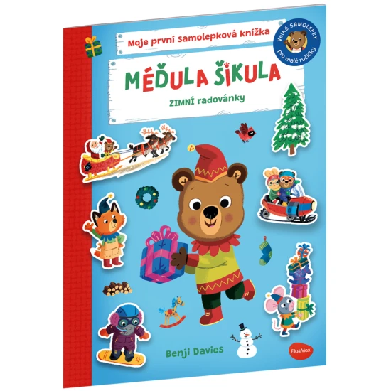Méďula Šikula Zimní radovánky – samolepková knížka