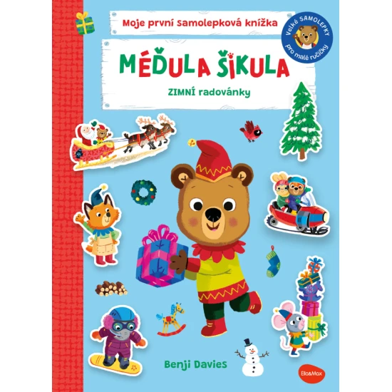 Méďula Šikula Zimní radovánky – samolepková knížka