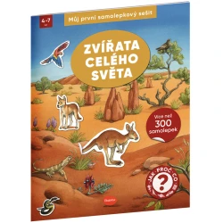 Můj první samolepkový sešit Zvířata celého světa