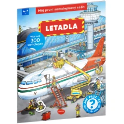 Můj první samolepkový sešit Letadla