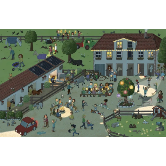 Ella a Max Velká knížka KONĚ & PONÍCI pro malé vypravěče Nahlédněte do každodenního života na koňské farmě! Na velkoformátových ilustracích můžete tyto krásné a ušlechtilé tvory obdivovat.