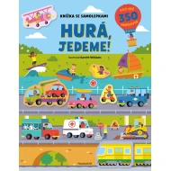 Knížka se samolepkami Hurá, jedeme!