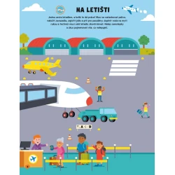 Knížka se samolepkami Hurá, jedeme!