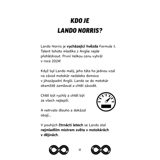 Hvězdy formule 1 Lando Norris