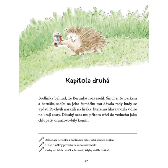 Ježek Bodlinka – ilustrovaný příběh o statečnosti a přátelství pro děti