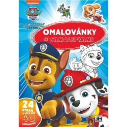 Omalovánky se samolepkami - Tlapková patrola Omalovánky se samolepkami - Tlapková patrola
