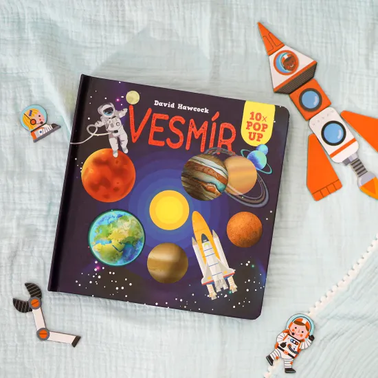 Interaktivní a zábavná kniha s úžasnými pop-up obrázky je ideální pro malé zvědavce, kteří se chtějí dozvědět mnoho zajímavého a poučného o vesmíru a planetách.