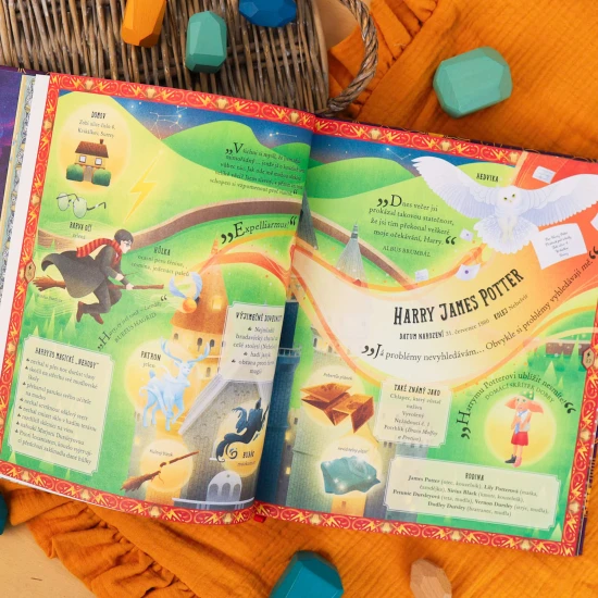 Svět Harryho Pottera do nejmenších detailů v magicky ilustrovaném oficiálním průvodci.