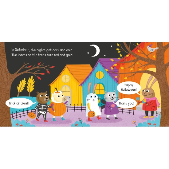 Měsíce v roce už budeš mít v malíčku. Rýmovaná knížka popisuje každý měsíc v roce.