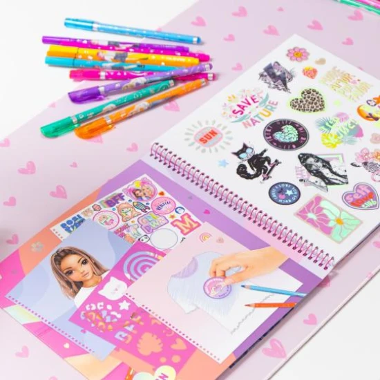 Omalovánky TOPModel Navrhni si tričko Depesche